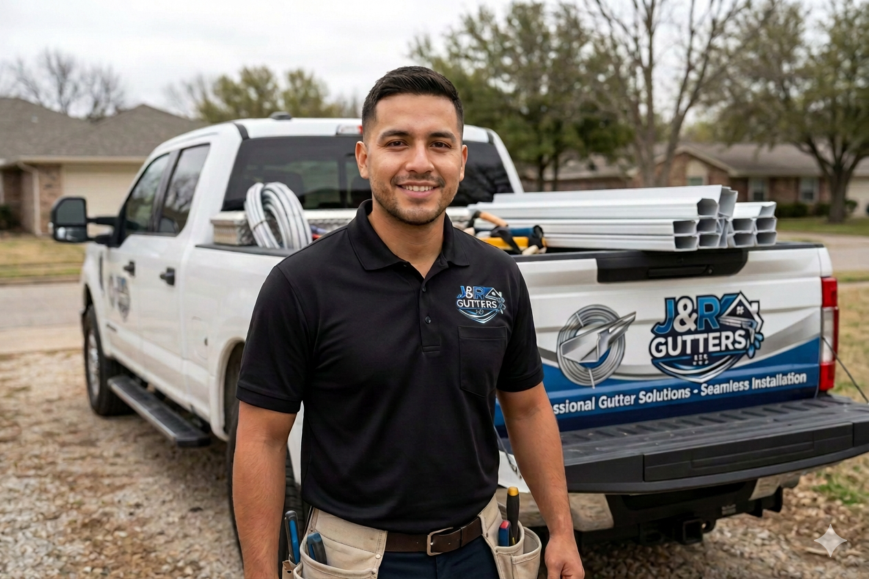 About J&R Gutters Worker